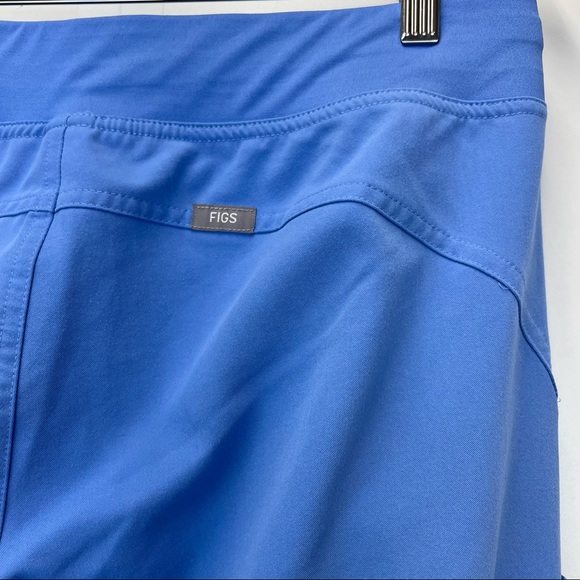 FIGS Kade Cargo Scrub Pants Ceil Blue - Picture 9 of 11